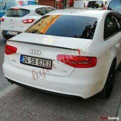 Audi A4 B8 Spoyler Boyasız ABS Plastik