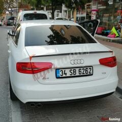 Audi A4 B8 Spoyler Boyasız ABS Plastik