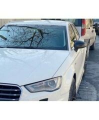 Audi A3 8V Yarasa Ayna Kapağı, Parlak Siyah, ABS Plastik