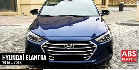 Elantra Sinyalsiz Batman Yarasa Ayna Kapağı Piano Black / 2016 - 2018