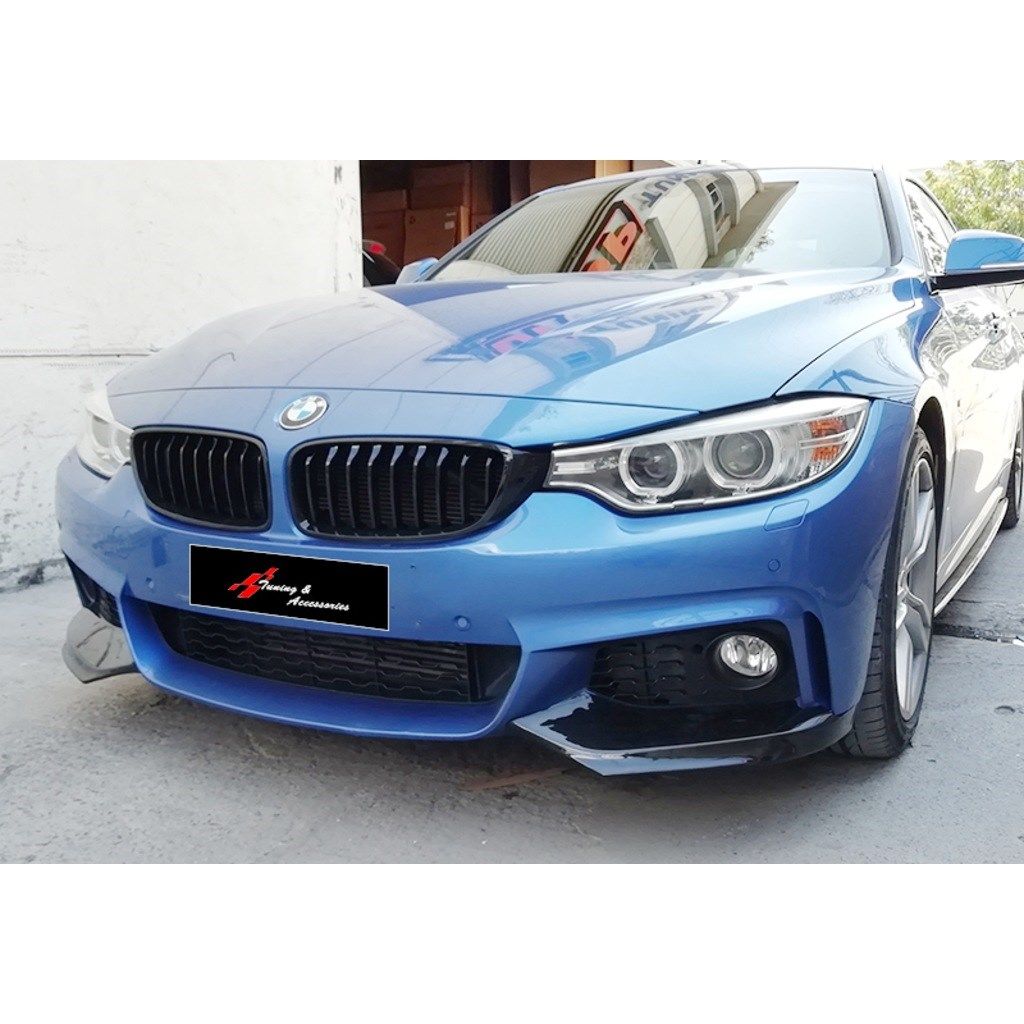 BMW F32 2014 Tampon Ön Flap Seti M Technic St Piano Black