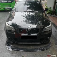 BMW E60 Hamman M Tampon Ön Ek, Parlak Siyah, ABS Plastik, E60 Lip