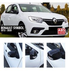 Renault Symbol Yarasa Batman Ayna Kapak, Piano Black, Sinyalli Aynalar İçin, 2013 Sonrası