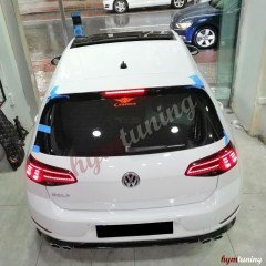 Volkswagen Golf 7 - 7.5  4 Parça Spoiler, R Spoiler, ABS Plastik Boyasız, GTI/R/Highline