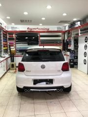 Volkswagen polo 2009 - 2017 difizör arka tampon eki difüzör