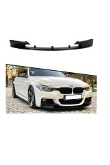 BMW 3 SERİSİ F30 ÖN LİP MTECH UYUMLU 3 PRÇ 2012 2019 PİANO BLACK