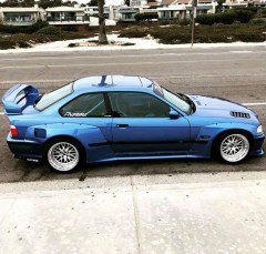 BMW E36 ÇİFT KAT YÜKSEK SPOYLER ABS PLASTİK BOYASIZ, 4 PARÇA YÜKSEK KALİTE