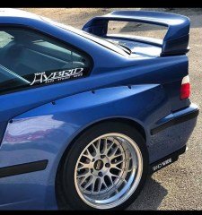 BMW E36 ÇİFT KAT YÜKSEK SPOYLER ABS PLASTİK BOYASIZ, 4 PARÇA YÜKSEK KALİTE