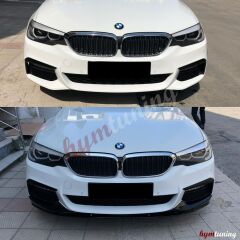 BMW 5 SERİSİ G30 LİP M PERFORMANCE FLAPLI LİP PARLAK SİYAH