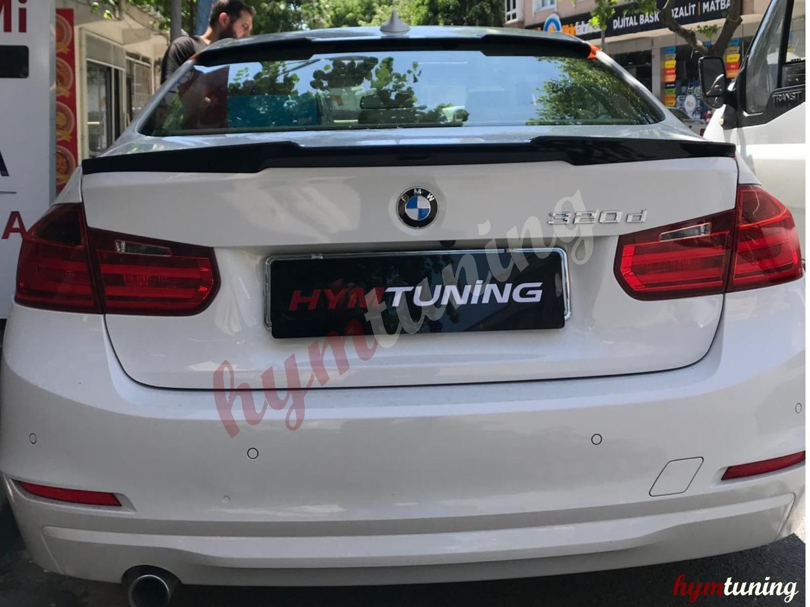 BMW 3 Serisi F30 M3 Spoiler Yarasa Model, Boyasız HAM FİBER ÜRÜN