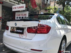 BMW 3 Serisi F30 M3 Spoiler Yarasa Model, Boyasız HAM FİBER ÜRÜN