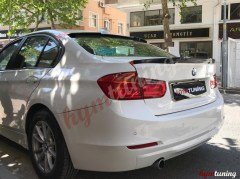 BMW 3 Serisi F30 M3 Spoiler Yarasa Model, Boyasız HAM FİBER ÜRÜN