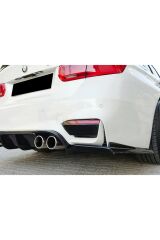 Bmw F30 3 Serisi Vorstainer Difüzör 3 Parça Piano Black Abs Plastik