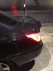 BMW E60 M4 Spoiler, Yarasa Spoyler, Eski 5.20 2004 2011, Parlak Siyah