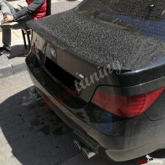 BMW E60 M4 Spoiler, Yarasa Spoyler, Eski 5.20 2004 2011, Parlak Siyah