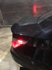 BMW E60 M4 Spoiler, Yarasa Spoyler, Eski 5.20 2004 2011, Parlak Siyah