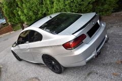 BMW 3.20 Coupe E92 M3 Yarasa Spoyler Boyasız HAM Fiberglas, Eski 3 Kasa Coupe Arka Bagaj Rüzgarlığı