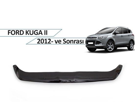 Ford Kuga 2012-2016 Kaput Rüzgarlığı Piano Black