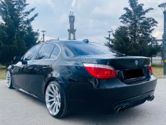 BMW 5 Serisi E60 M5 Difüzör Telli Model, Sağ Sol Çift Çıkışlı ABS Plastik, Piano Black Parlak Siyah