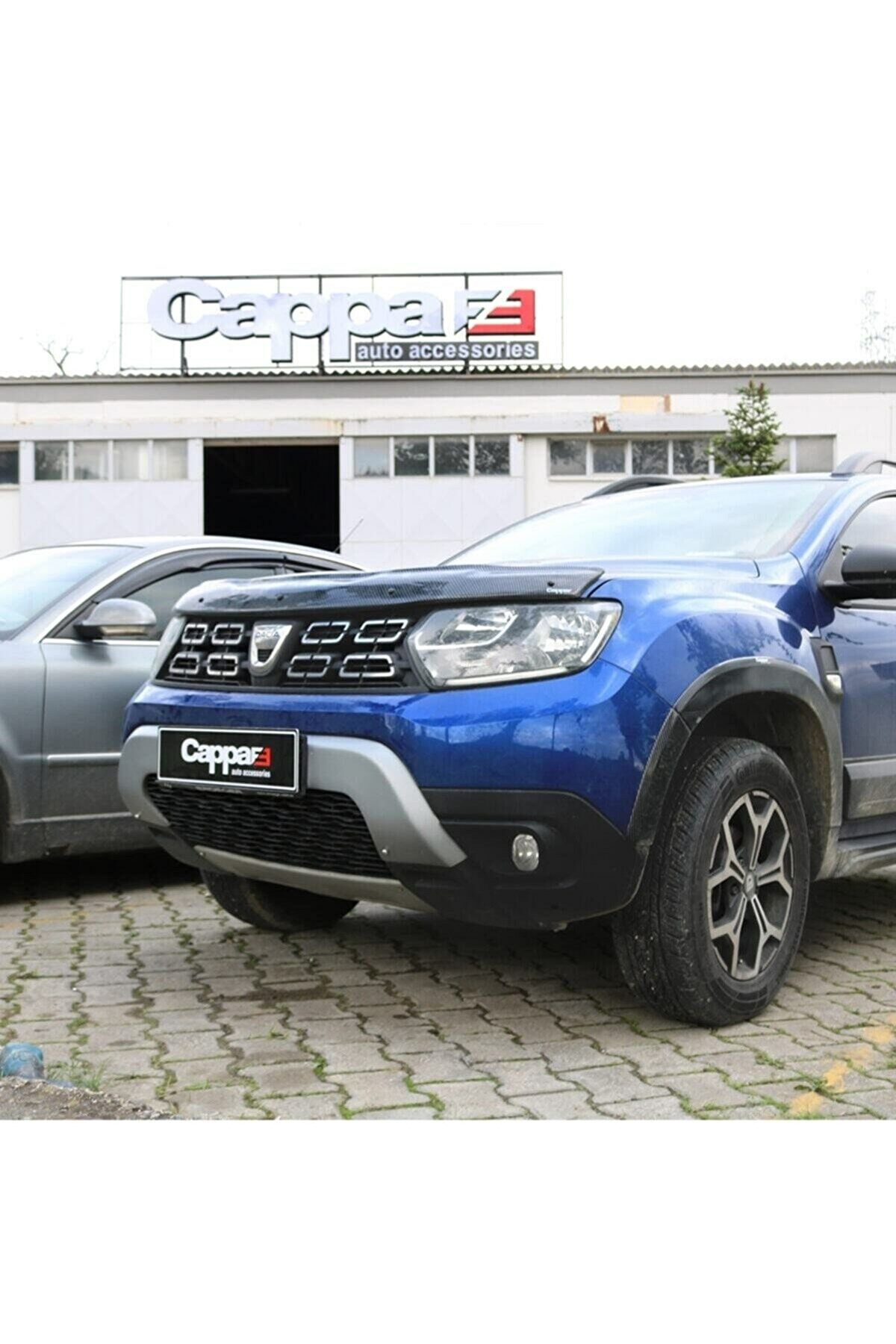 Dacia Duster Ön U Difüzör Kaplama Abs Mat Gri 2018