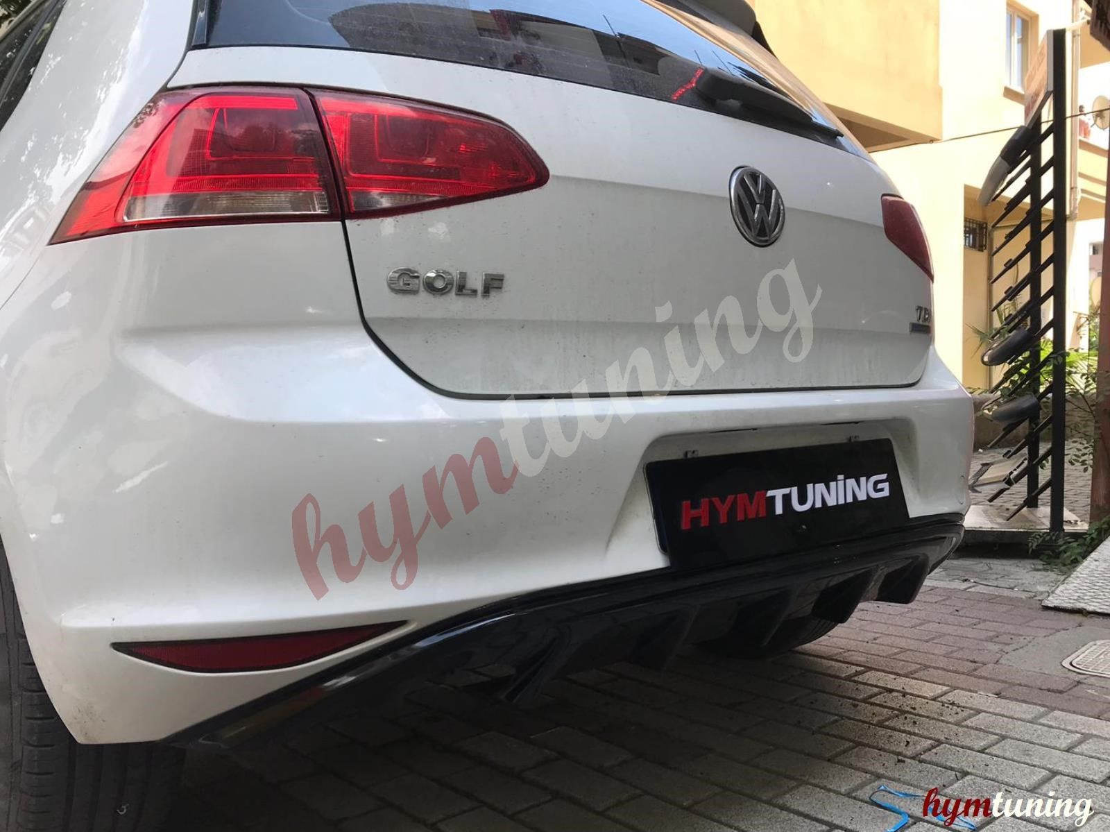 VW Golf 7 Difüzör Sport Piano Black, 2012-2017, ABS Plastik