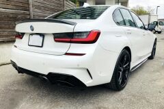 BMW 3 SERISI G20 2019+ DIFÜZÖR 3.40i VE SİYAH EGZOZ SETİ ( M-Sport)