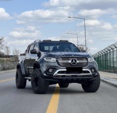 Mercedes X-Class Offroad Tavan Üstü Moonvisor Mat  Siyah BRABUS DİZAYN