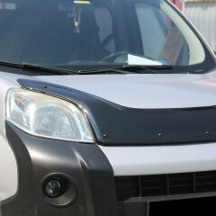 Peugeot Bipper Kaput Rüzgarlığı Piano Black Parlak Siyah ABS Plastik, Ön Deflektör