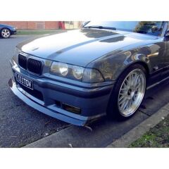 Bmw E36 M3 Lip Plastik Parlak Siyah Ön Lip, Piano Black 7cm Ön Tampon Eki