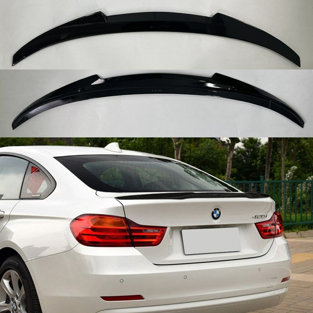 BMW F36 Yarasa Spoiler, Piano Black Boyalı 1. Sınıf ABS A+ Kalite, İthal Ürün Parlak Siyah Boyalı