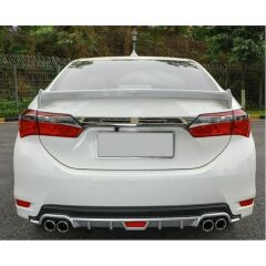 Toyota Corolla TRD Spoiler, Büyük Tip, Boyasız, 2013 2018, ABS Plastik