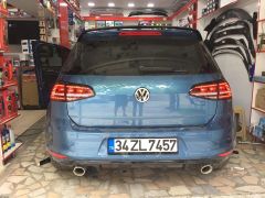 VW GOLF 7 SPOYLER GTI PIANO BLACK, PARLAK SİYAH BOYALI İTHAL ABS PLASTİK 2013 2020