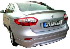 Renault Fluence Spoyler Gri Boyalı, Kalın Model, Fiber