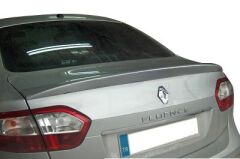 Renault Fluence Spoyler Gri Boyalı, Kalın Model, Fiber