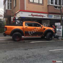 Ford Ranger 2016 Plastik Kapı Kaplaması 4 Parça düz model