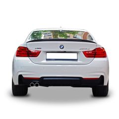 BMW F32 Performans Spoiler, Piano Black Boyalı 1. Sınıf ABS A+ Kalite