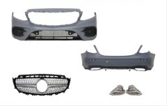 MERCEDES W213 E SERİSİ OEM AMG SET (ÖN ARKA TAMPON, DİAMOND PANJUR,EGZOZLAR)