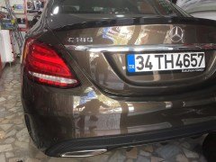 Mercedes C180 C200 C220 Arka Bagaj Üstü Spoiler, Boyasız ABS Plastik İthal